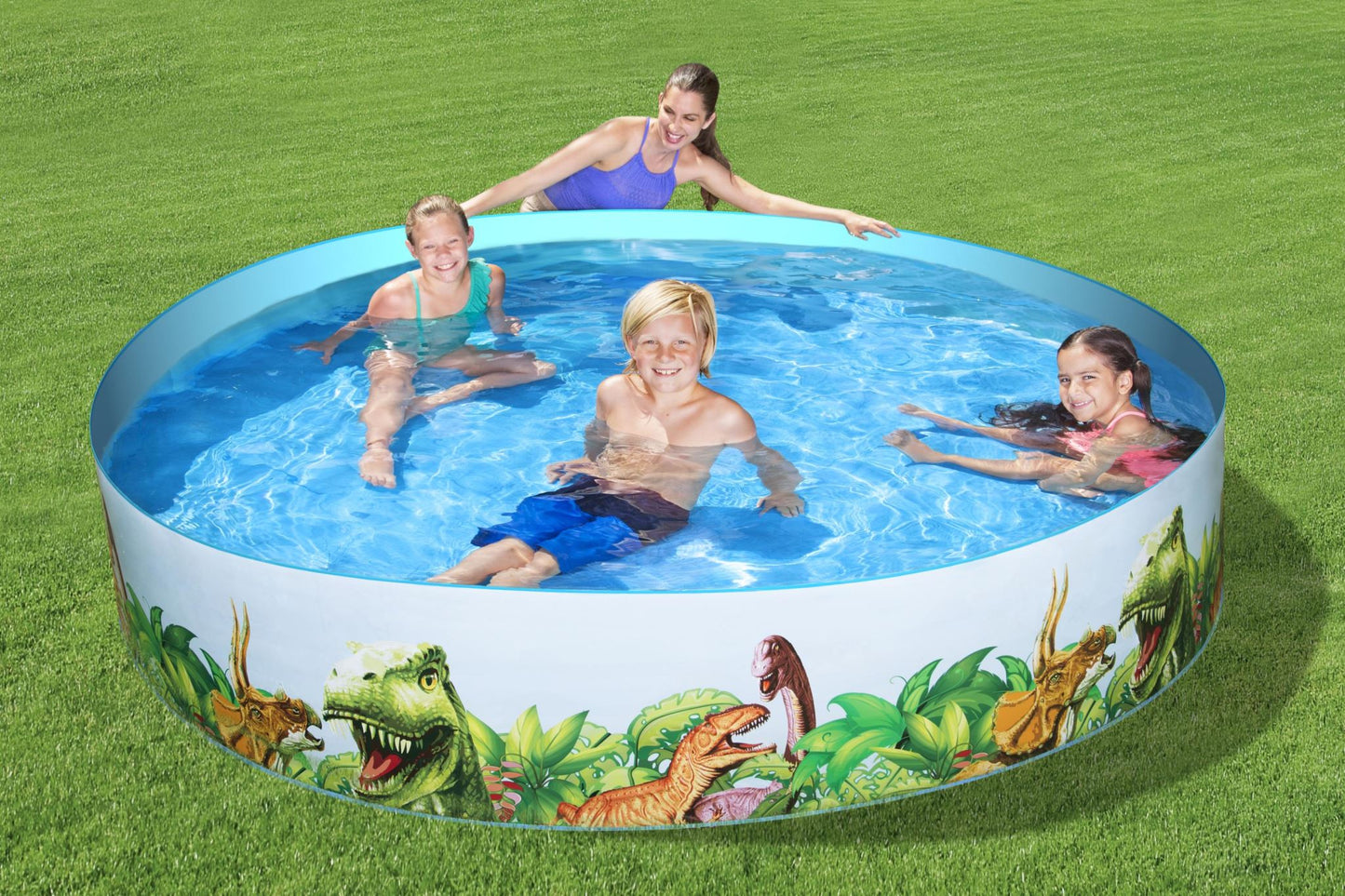 244x46cm Bestway Swimming Pool Above Ground Kids Play Pool