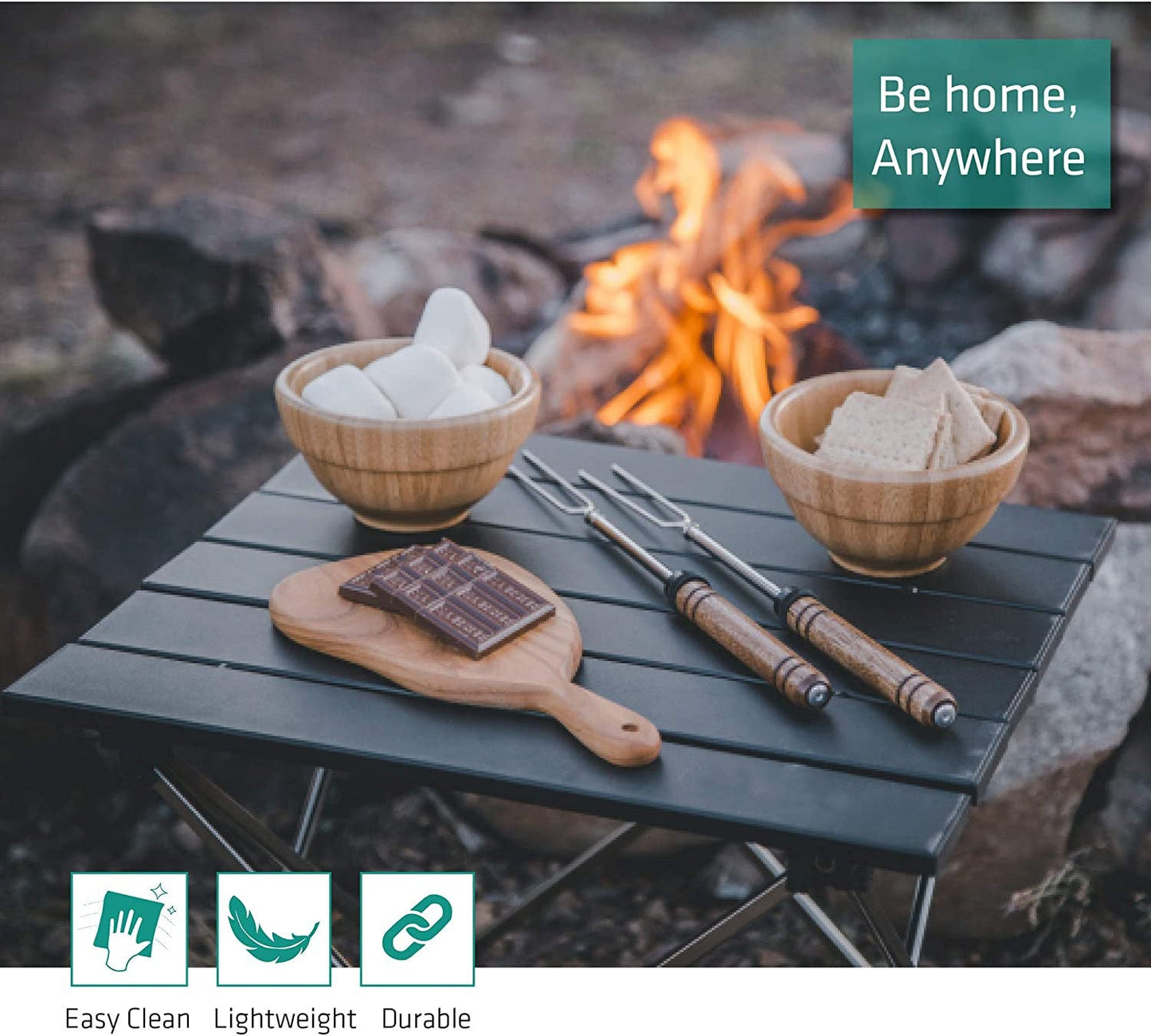 39.5x34.5x32cm Camping Table Foldable
