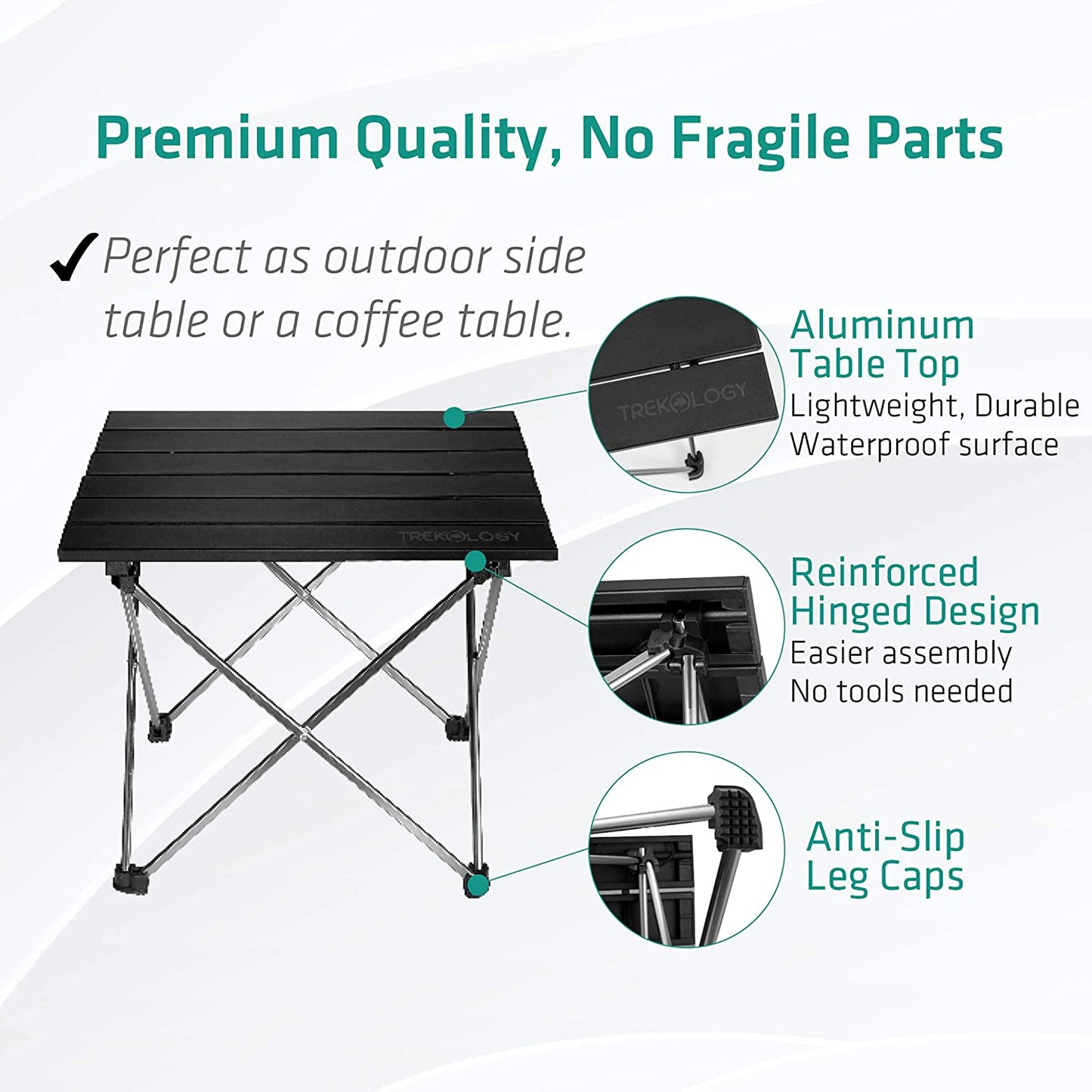 39.5x34.5x32cm Camping Table Foldable
