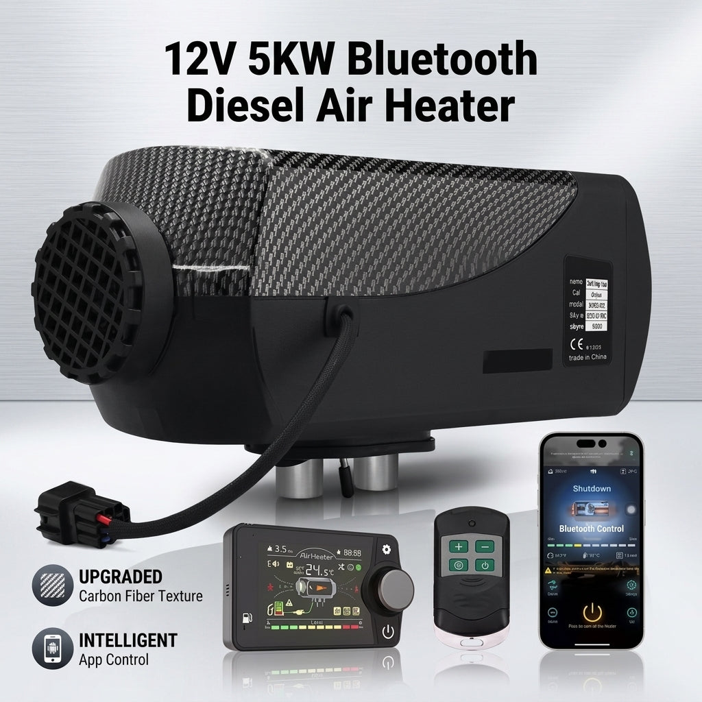 12V 5KW Diesel Air Heater Bluetooth App