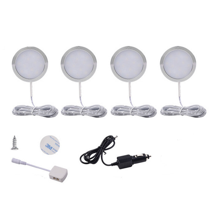 4x 12V LED Down Light Cabin Ceiling Lamp Caravan Camper Trailer Car RV White