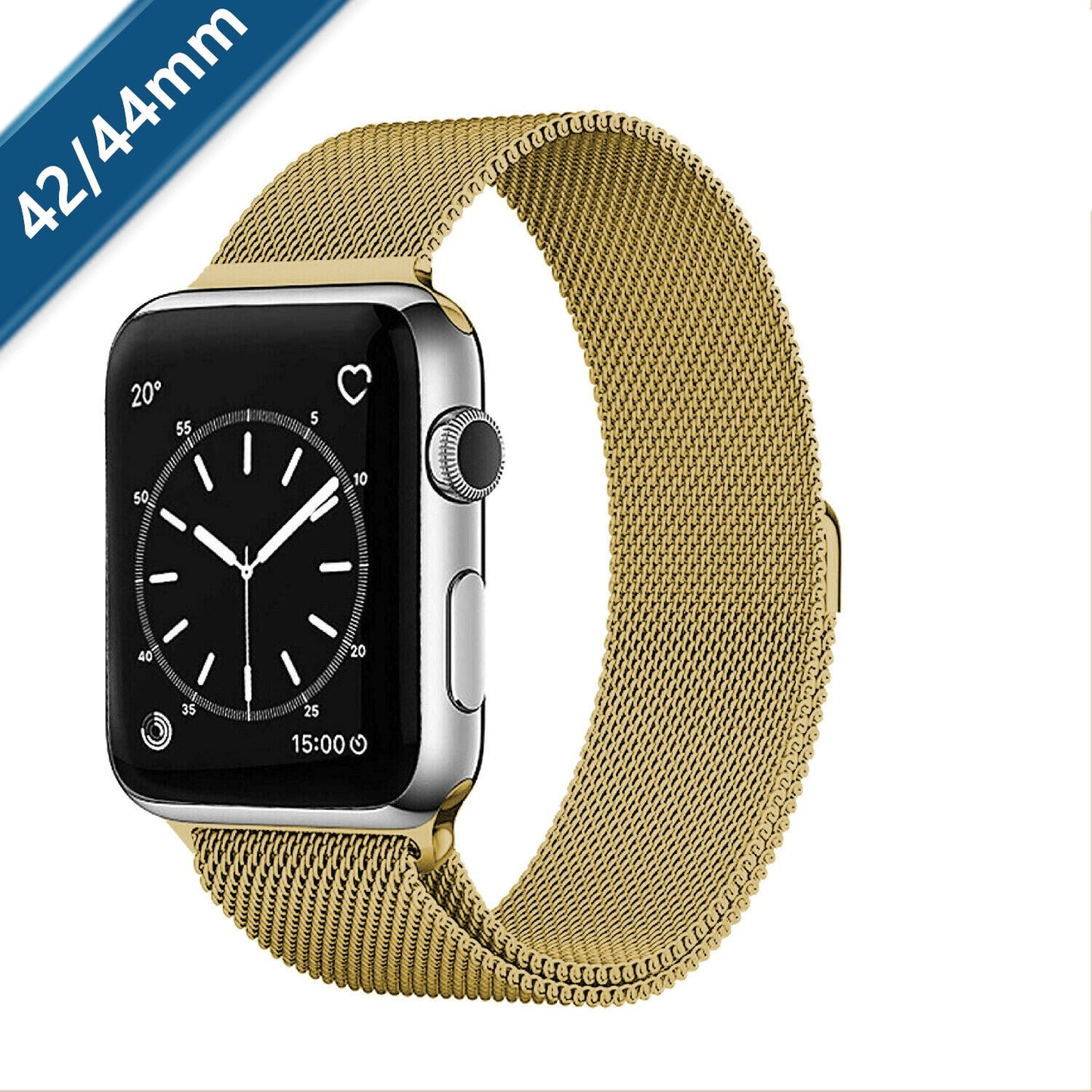 GOLD 44mm 45mm 46mm(Series 10) 49mm Ultra 2 Magnet Watch Band Strap For Apple Watch