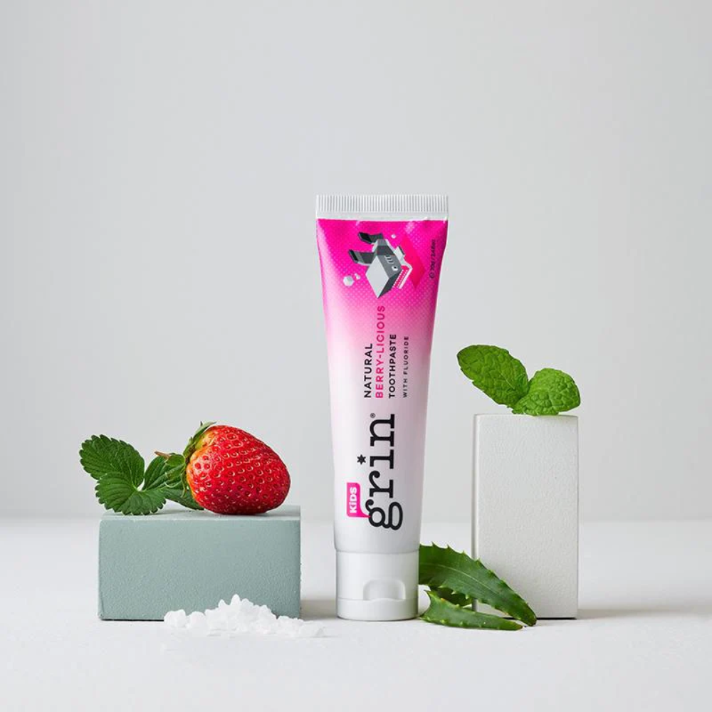 Grin - Kids Natural Toothpaste with Fluoride 70g