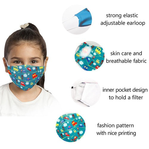 Sleepytot - Childrens Reusable Facemask with certified PM2.5 filter