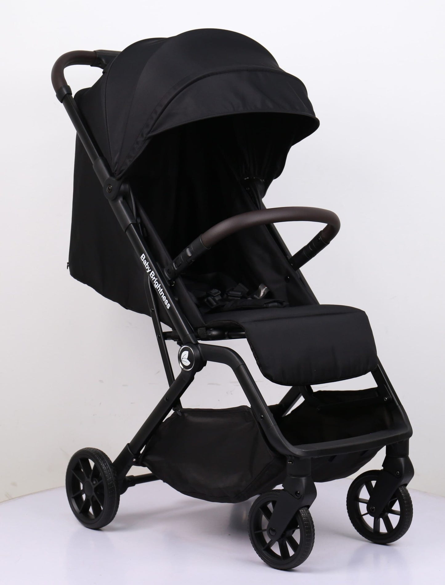 Baby Brightness SwiftGo Compact Travel Pram and Portable Travel Booster Car Seat Black