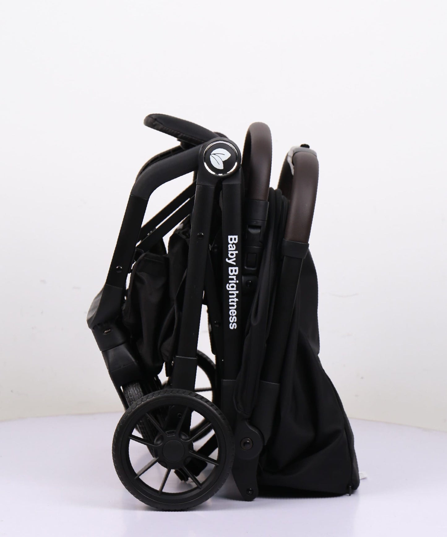 Baby Brightness SwiftGo Compact Travel Pram and Portable ISOFIX Travel Booster Car Seat Black