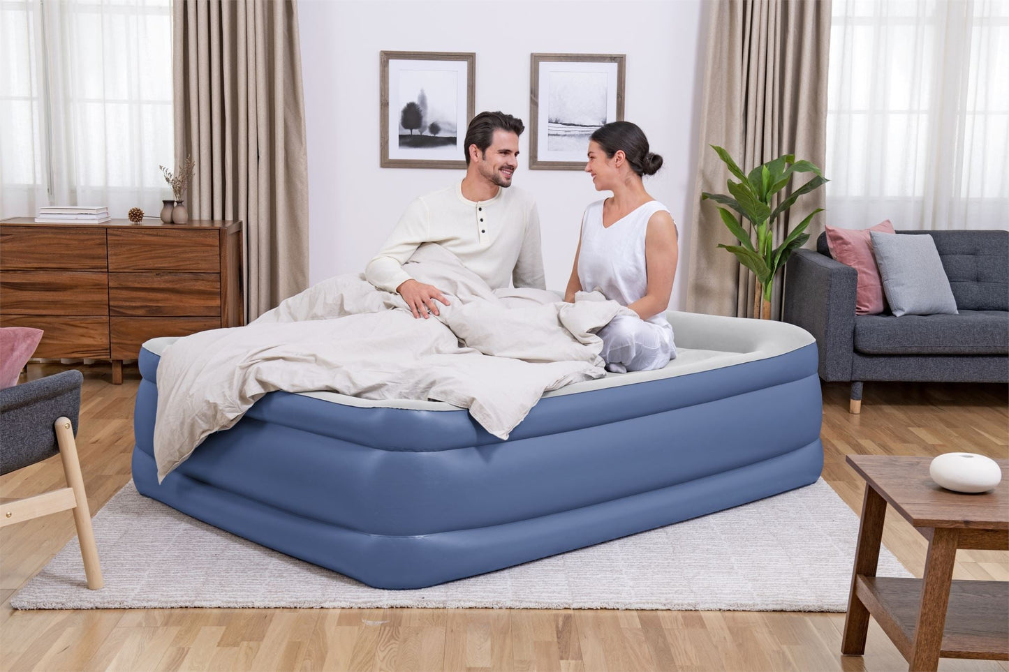 Bestway Air Bed Air Mattress 2.03m x 1.52m x 56cm