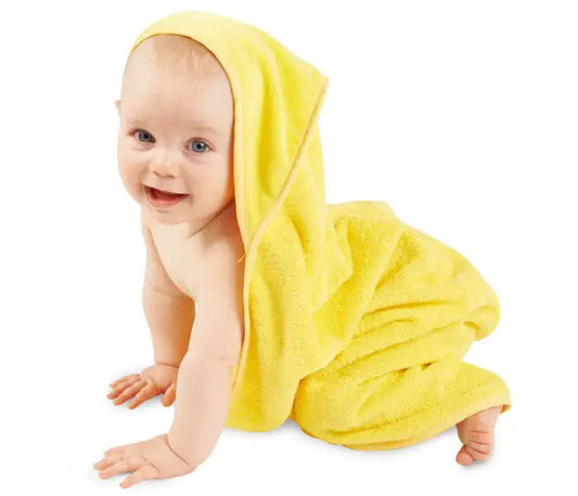 Mum2Mum Hooded Towel YELLOW - Babyonline