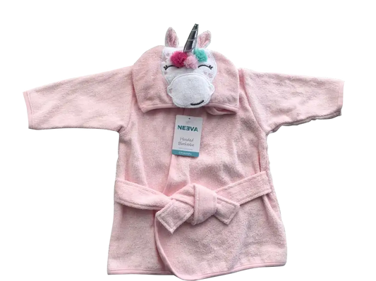 Neeva Baby Bath Robe PINK UNICORN - Babyonline