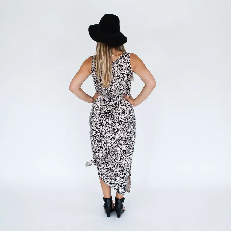Milkbar Breastfeeding Chloe Dress | Snow Leopard - Babyonline