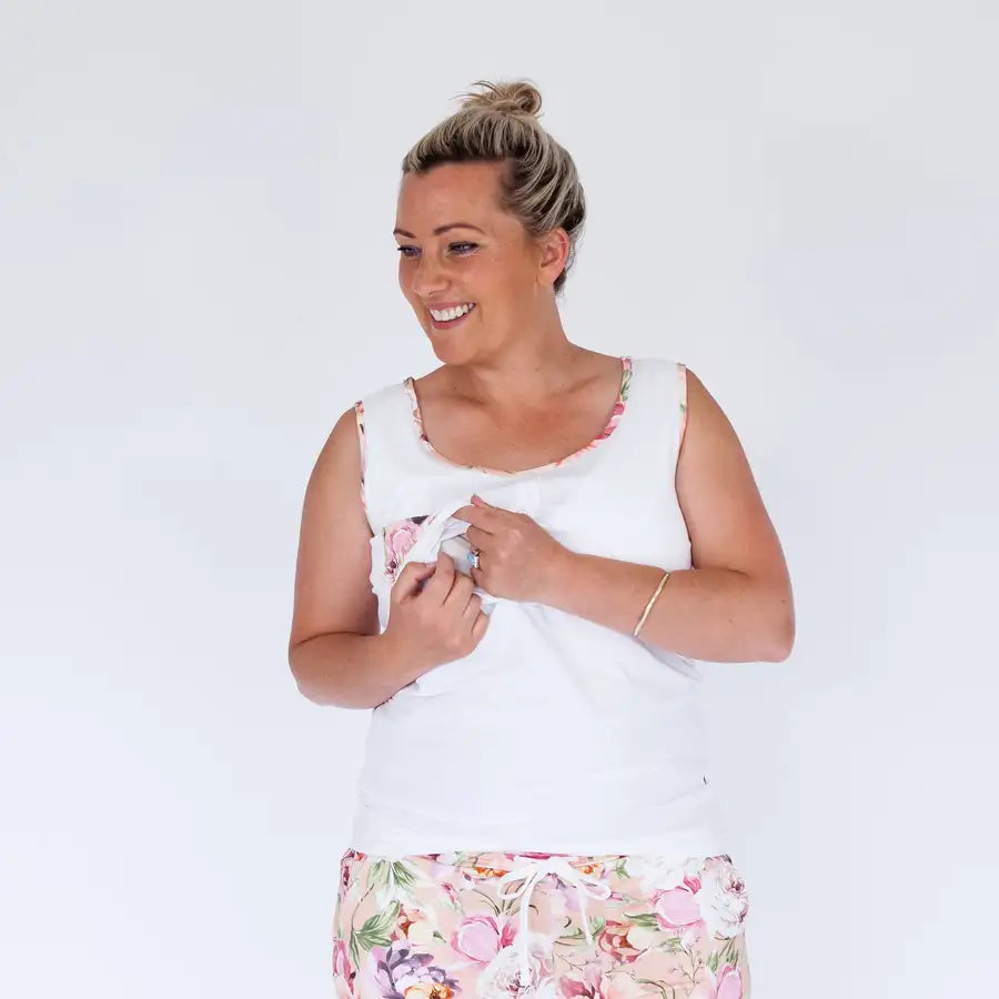 Milkbar Breastfeeding Pyjamas | Vintage Floral - Babyonline