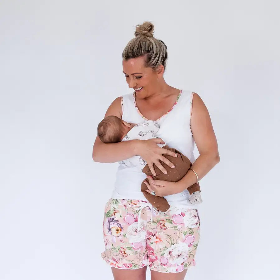 Milkbar Breastfeeding Pyjamas | Vintage Floral - Babyonline