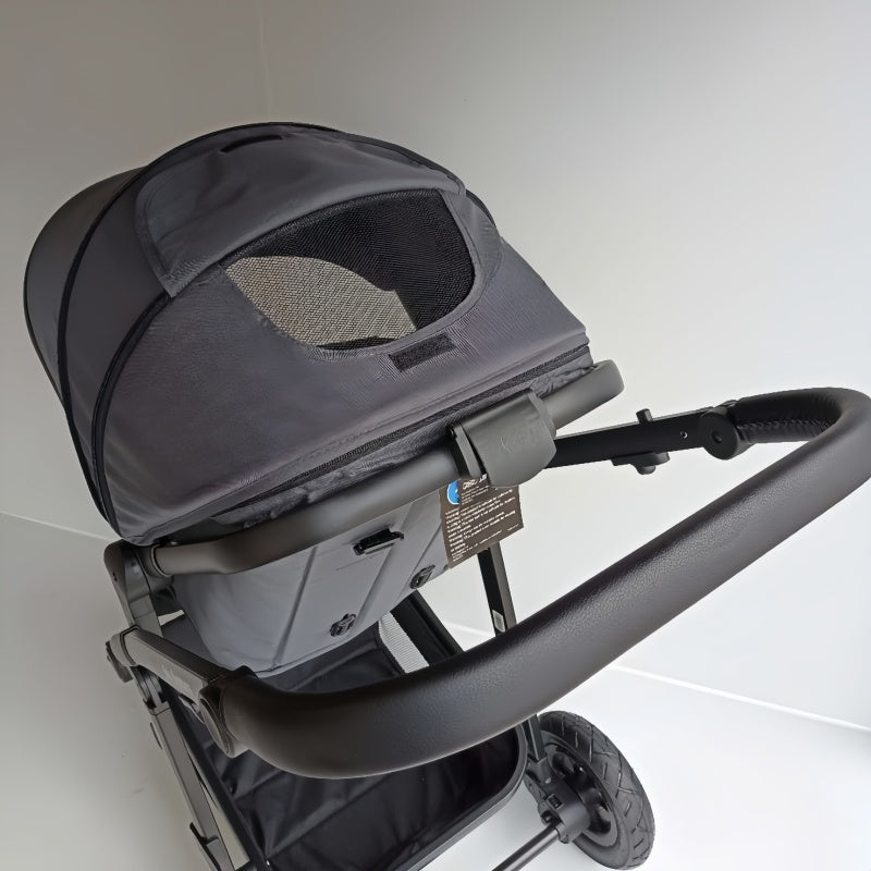 Baby Brightness Palms 2+ baby stroller with carrycot and capsule Black