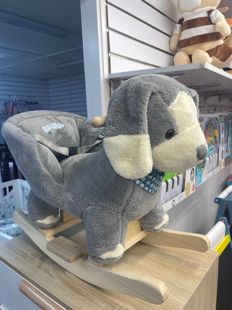 SKEP Animal Rocking Chair - DOG (Grey)