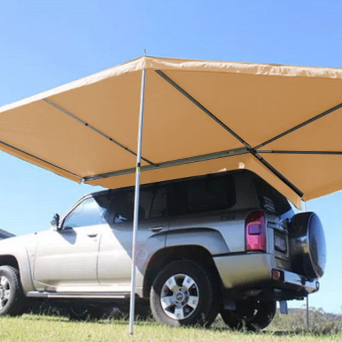 2.5M 270 Degree Wing Awning Car 4WD SUV Offroad Camping Outdoor 4x4 Shade - salelink.co.nz