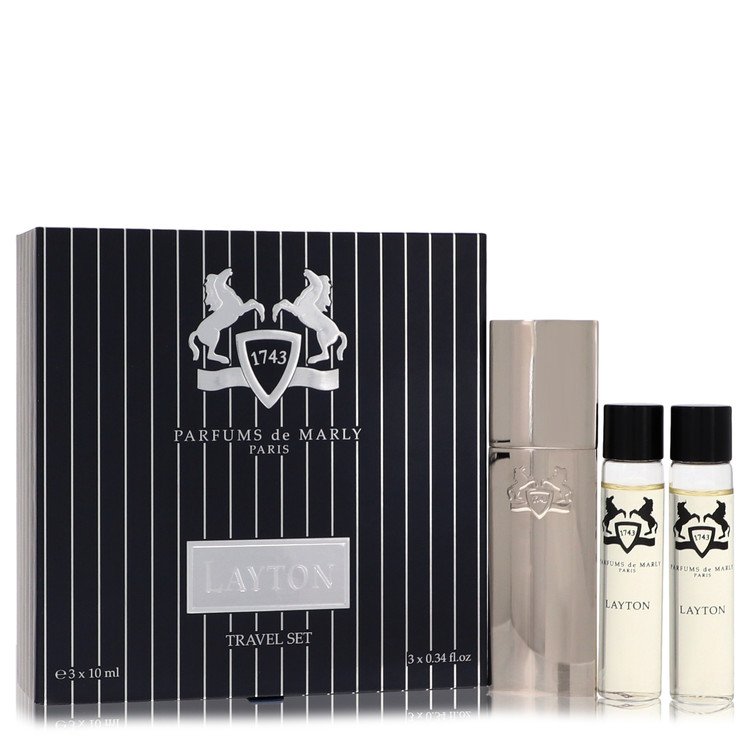 Layton Royal Essence Three Eau De Parfum Sprays Travel Set by Parfums De Marly 3 x 10 ml