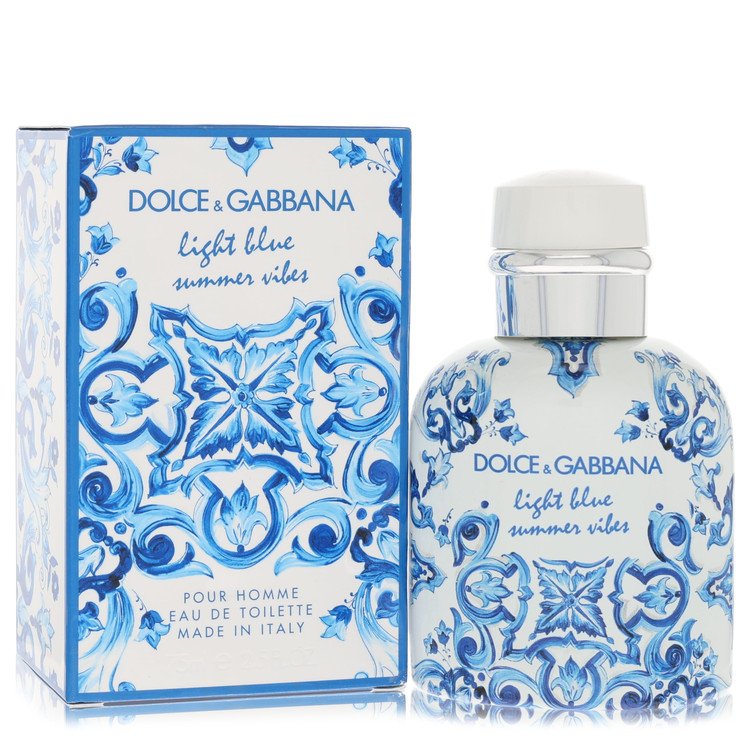 Light Blue Summer Vibes Eau De Toilette Spray by Dolce & Gabbana 75 ml