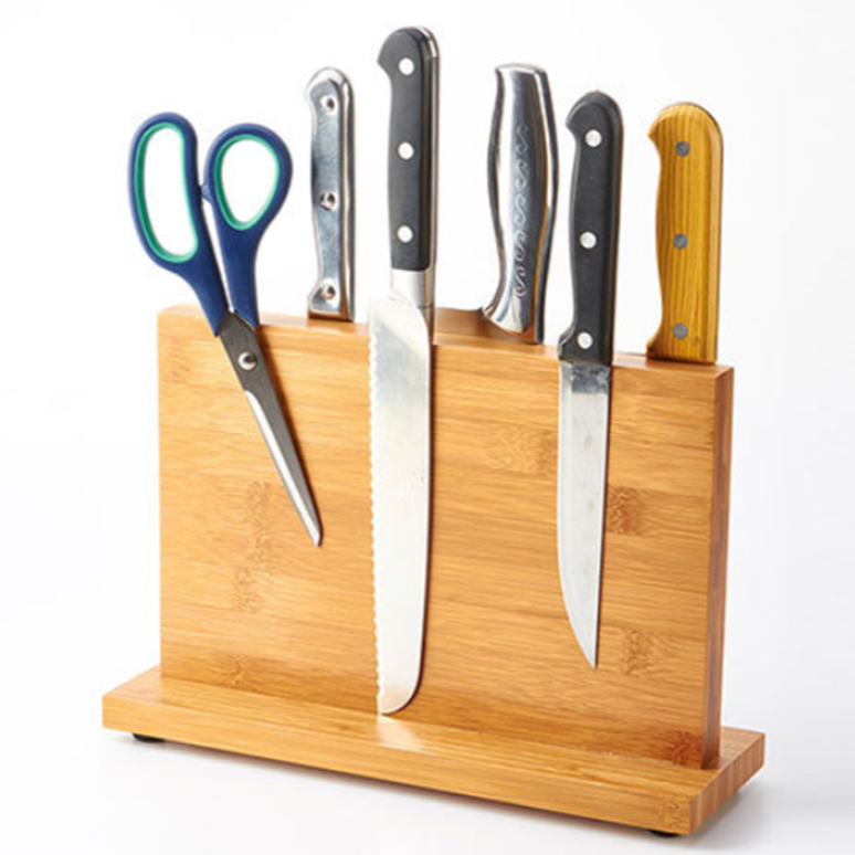 Bamboo Magnetic Knife Storage