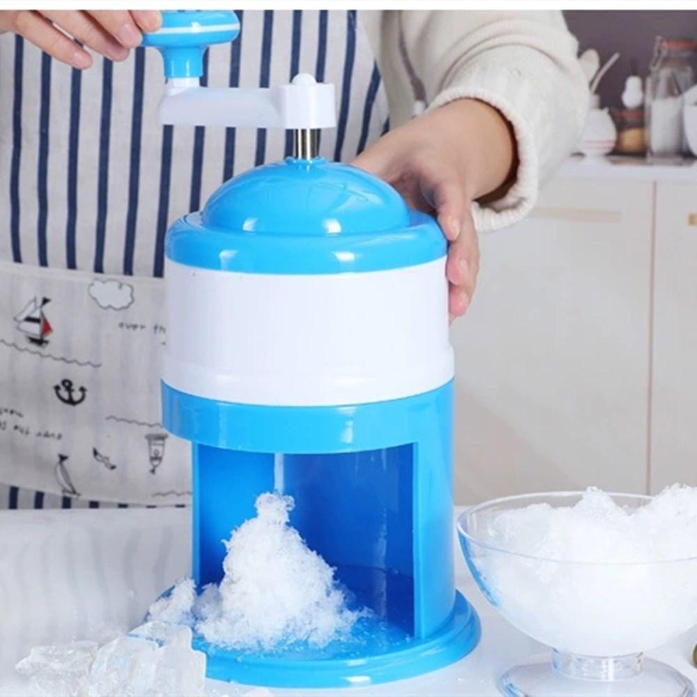 Manual Ice Shaver Machine Hand Crank Premium Ice Crusher Snow Cone Maker Tool