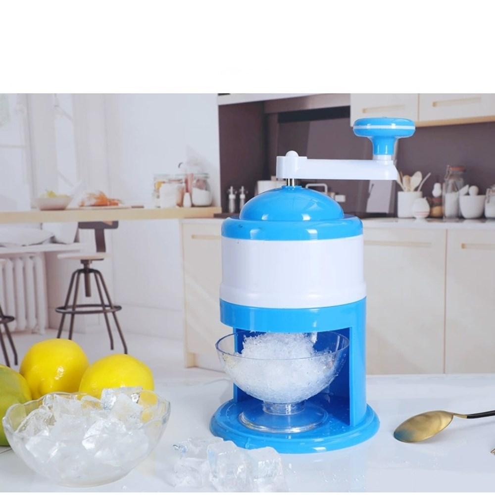 Manual Ice Shaver Machine Hand Crank Premium Ice Crusher Snow Cone Maker Tool