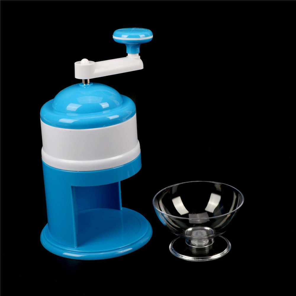 Manual Ice Shaver Machine Hand Crank Premium Ice Crusher Snow Cone Maker Tool