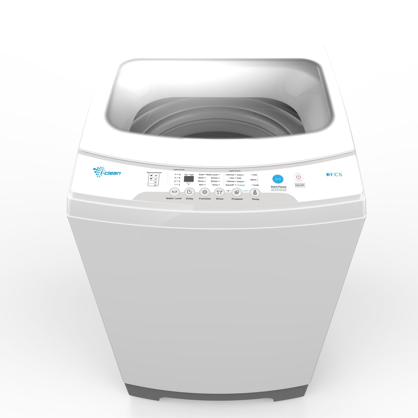 Midea 10KG Top Load Washing Machine with i-clean Function - White
