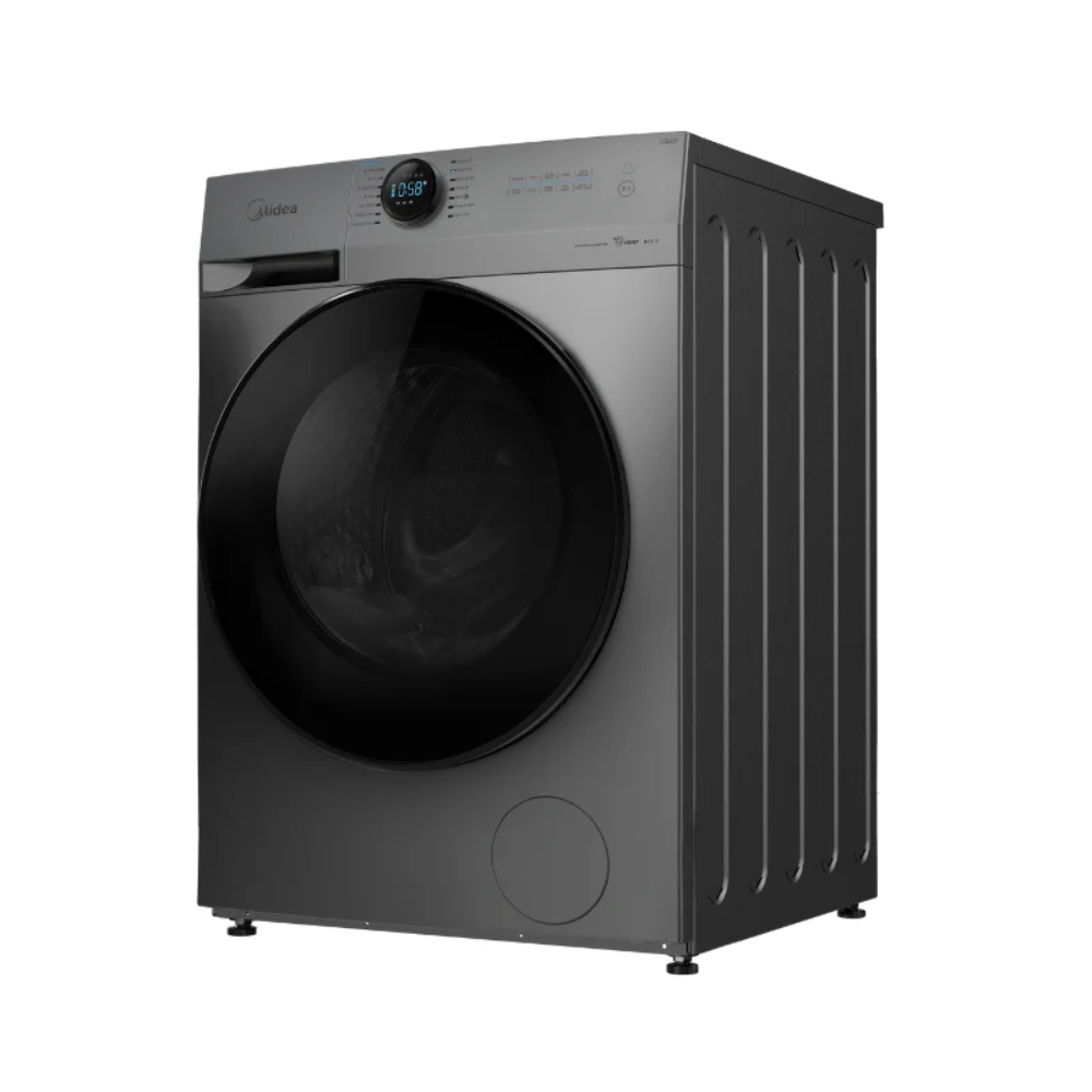 Midea 9KG Steam Wash Front Load Washing Machine with Wi-Fi - Titanium