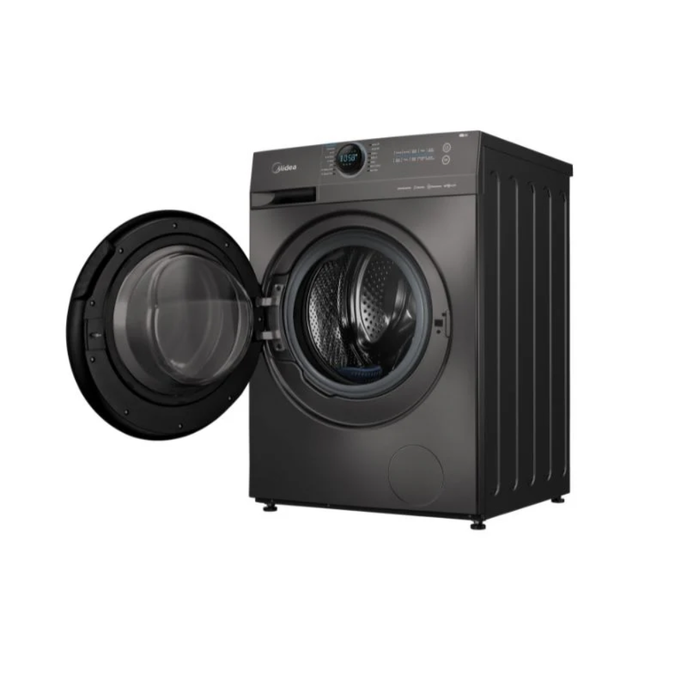 Midea 9KG Steam Wash Front Load Washing Machine with Wi-Fi - Titanium