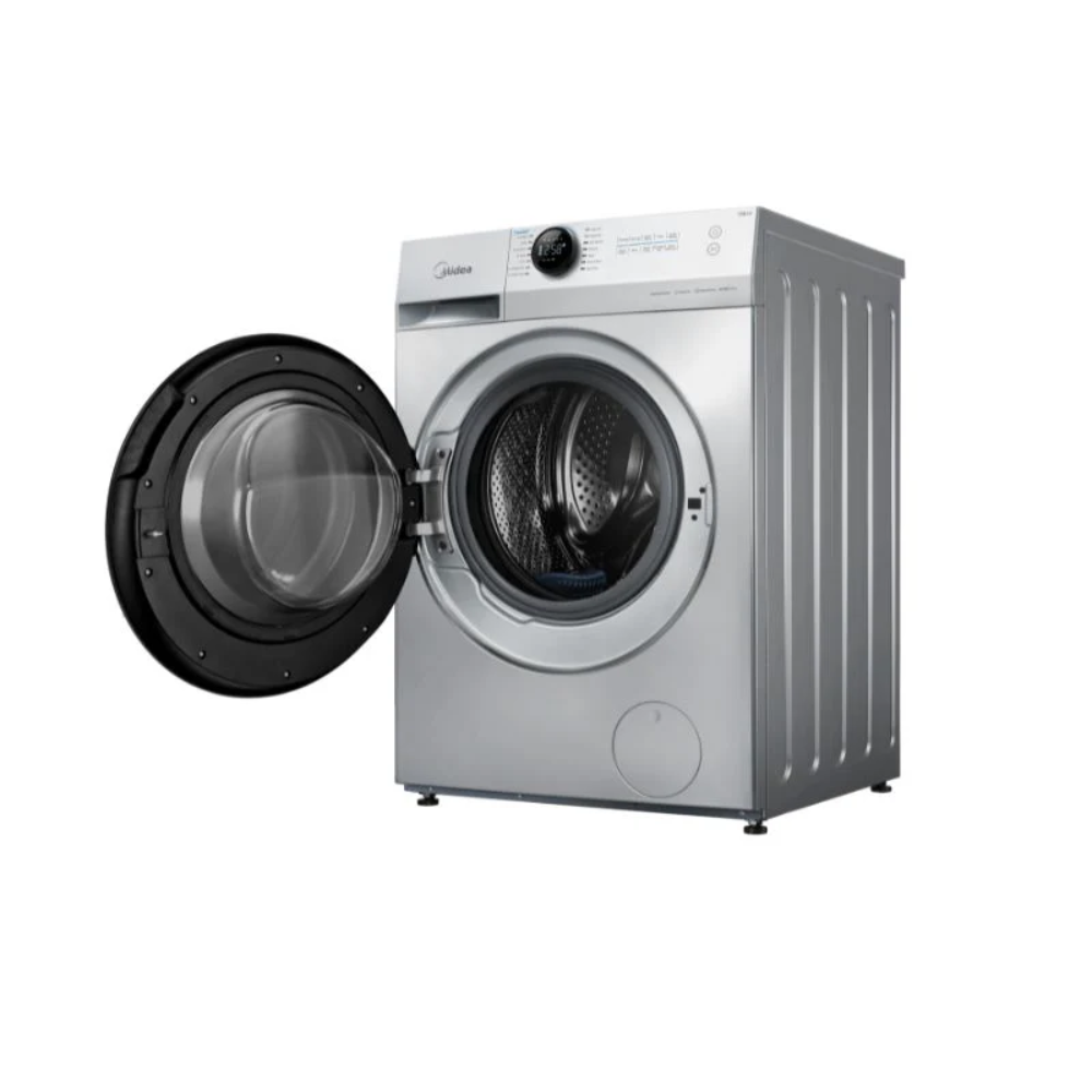 Midea 9KG Steam Wash Front Loader Washing Machine With Wi-Fi - White