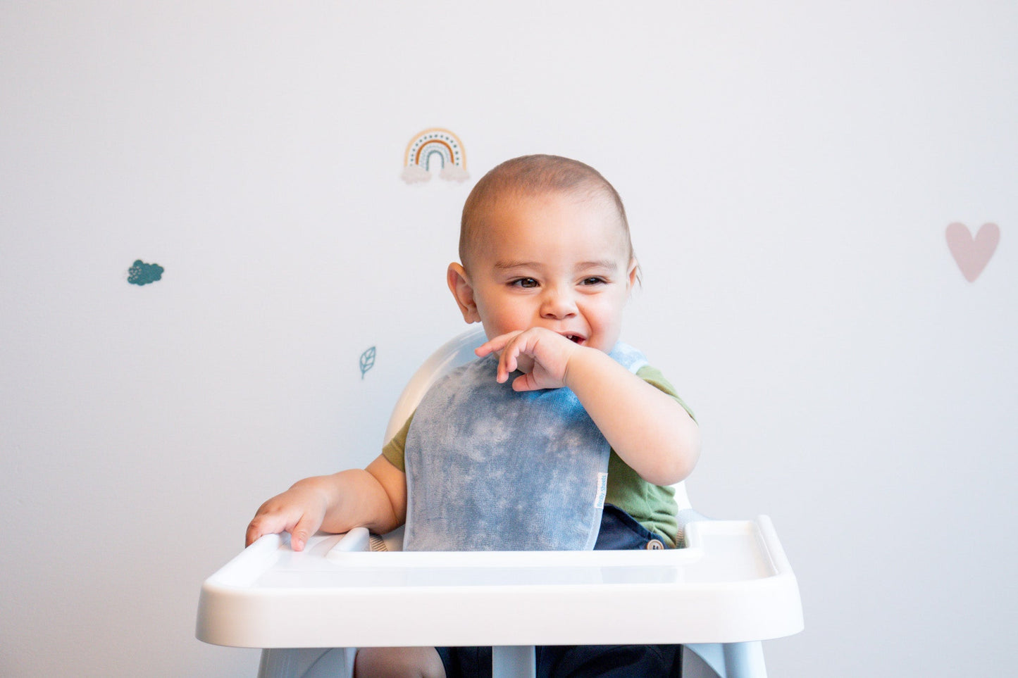 Extra Absorbent Snaps Toddler Bib by Brolly Sheets – Pink or Blue