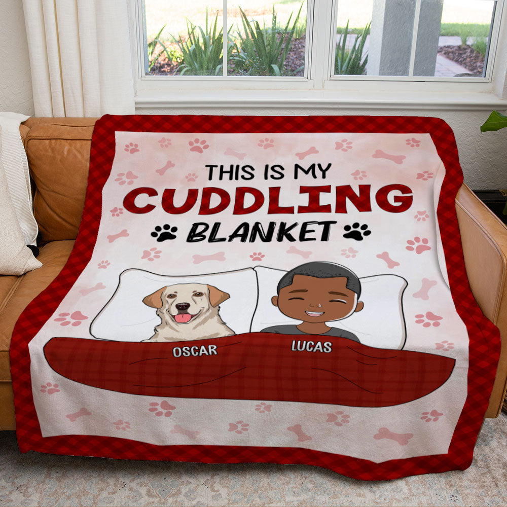 Cuddling Blanket - Personalized Custom Fleece Blanket