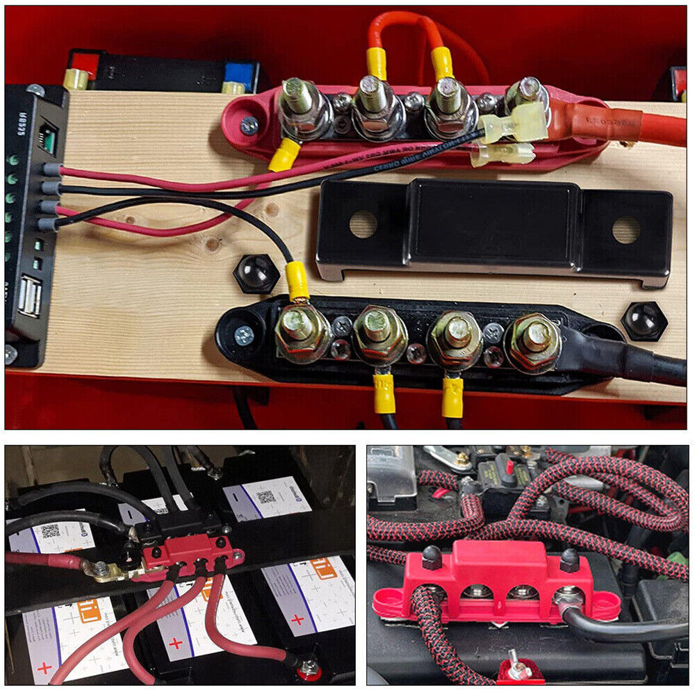 2PCS Battery Power Distribution Terminal Block Set