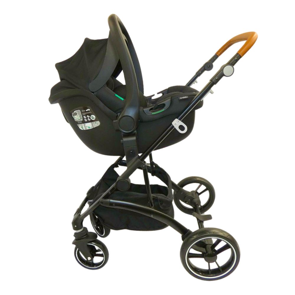 Neeva Carina Stroller* & Neeva I-Size Infant Capsule - Black (NB1) Bundle
