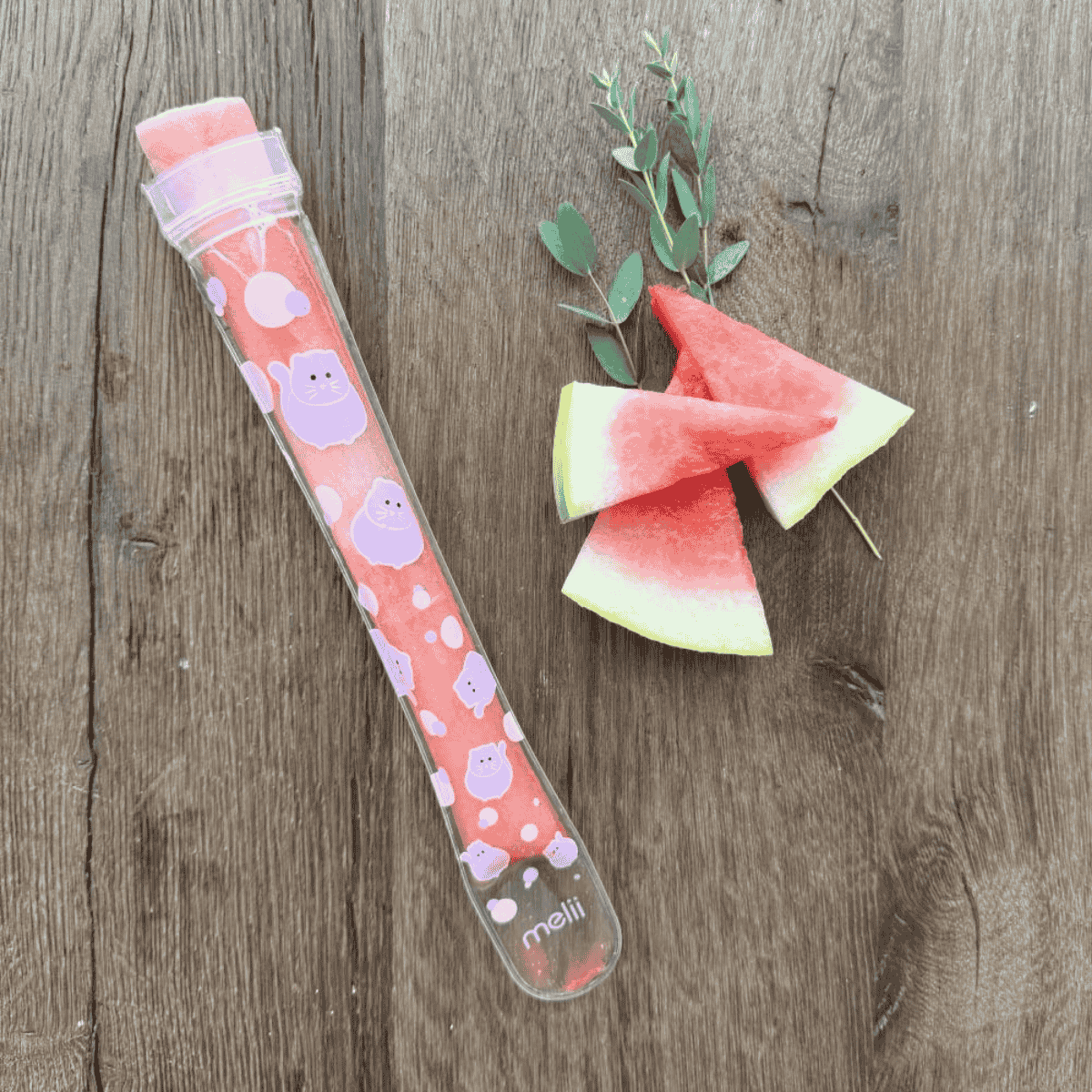 Melii reusable DIY Freezies suitable for yogart and smoothies and fresh juice.