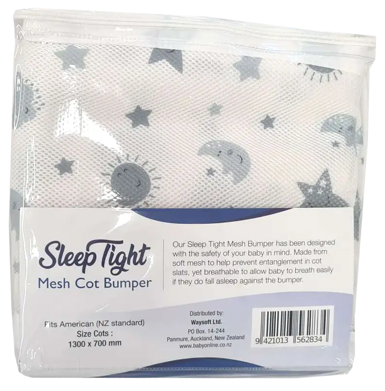 Sleep Tight Breathable Mesh Cot Bumper - Babyonline
