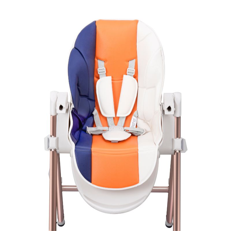 Multifunctional Adjustable Baby High Chair With Dining Table & Wheels -Macaron