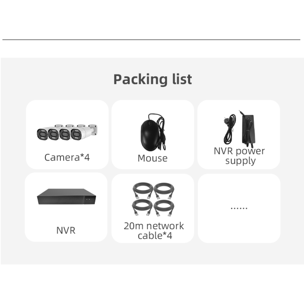 Vstarcam POE Security Camera System