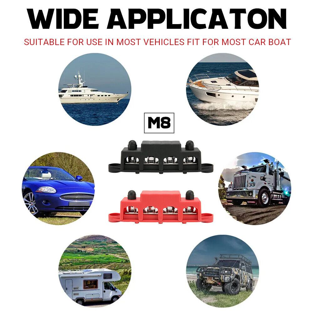 2PCS Battery Power Distribution Terminal Block Set