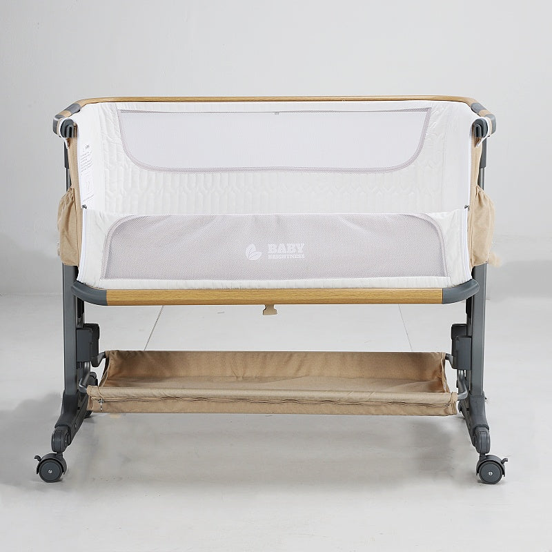 Baby Brightness Co Sleeper Bassinet Beige