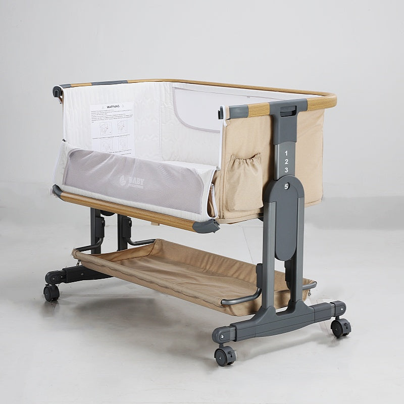 Baby Brightness Co Sleeper Bassinet Beige