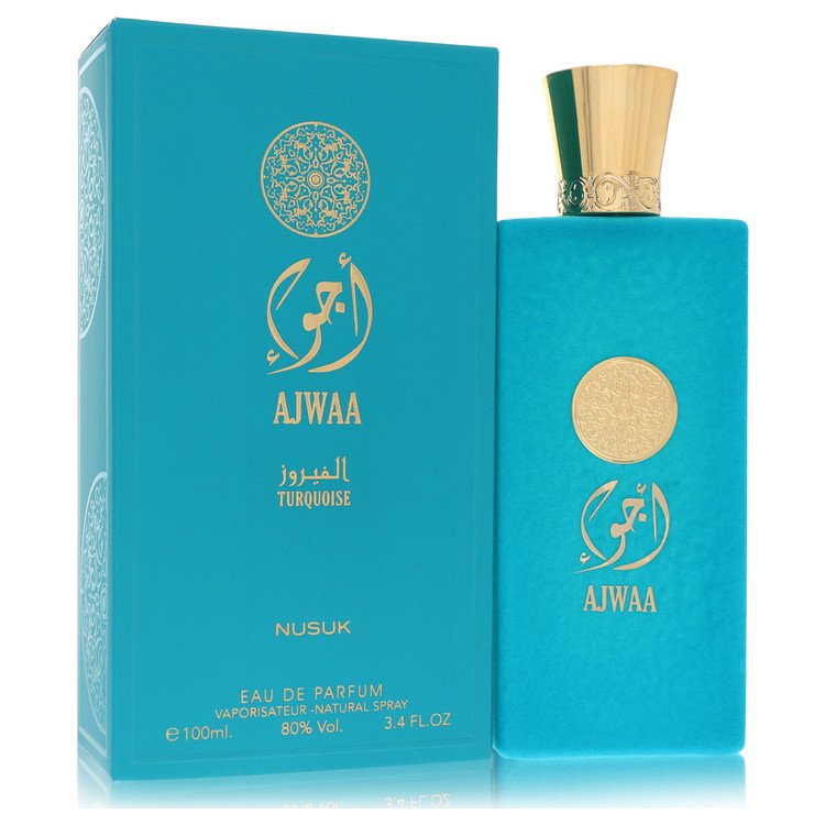 Nusuk Ajwaa Turquoise Eau De Parfum Spray (Unisex) by Nusuk 100 ml