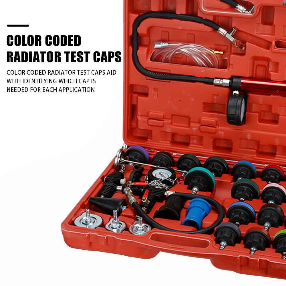28 Piece Radiator Pressure Tester Kit