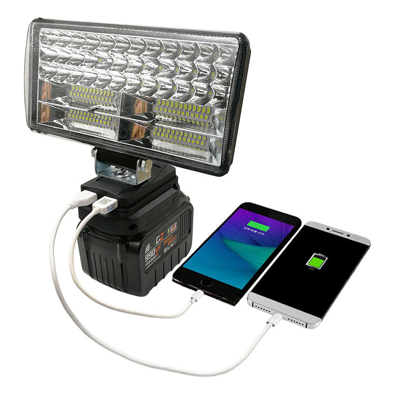 8inch LED Work Light Compatible With Makita 18V Battery