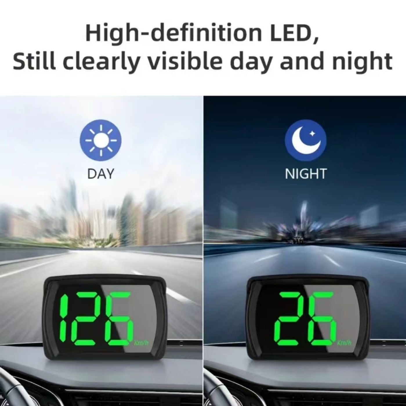 Car GPS Speedometer Hud Heads Up Display