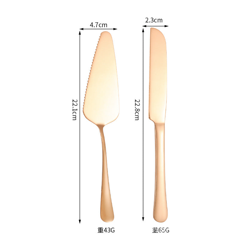 Stainless Steel Cake Server & Dessert Knife – Elegant Baking & Serving Tool