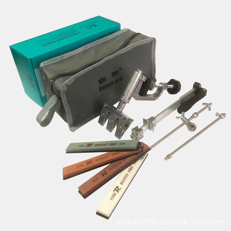 Professional Edge Knife Sharpening Fix-Angle Sharpener System with 4 Stones
