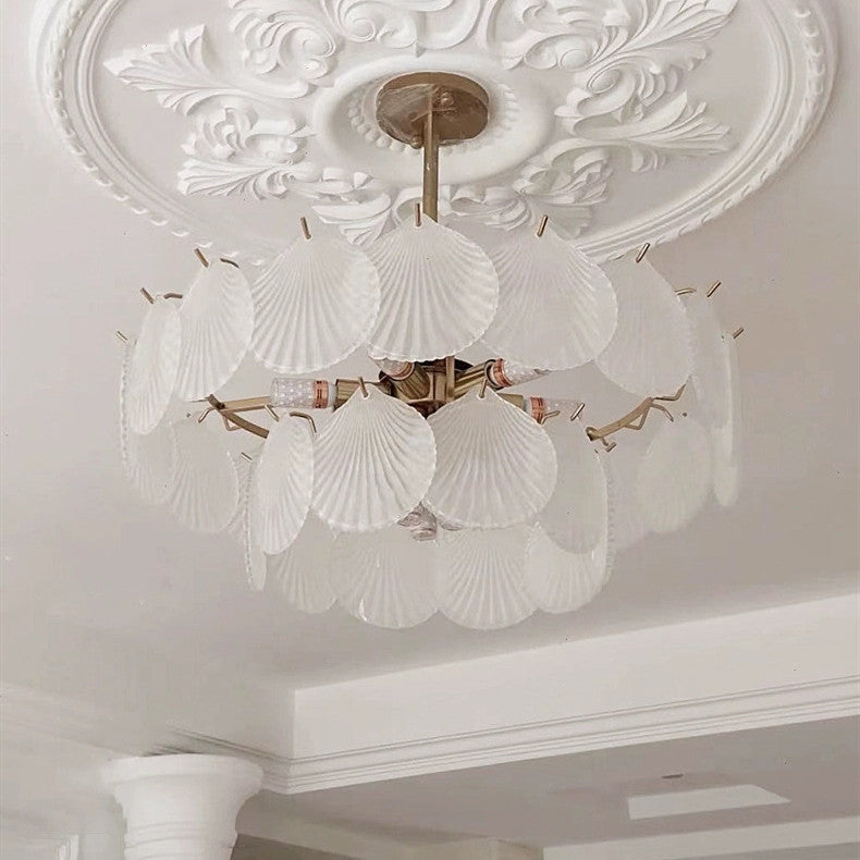 Vintage Pendant Light Glass Hanging Lamp