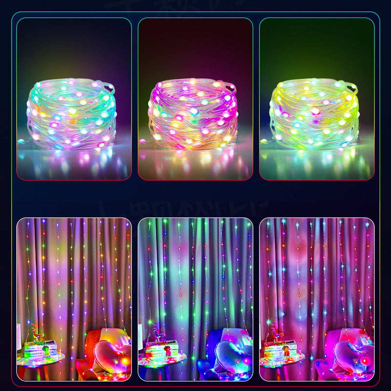 5M Christmas Tree Strip String Lights LED Fairy RGBIC Strip