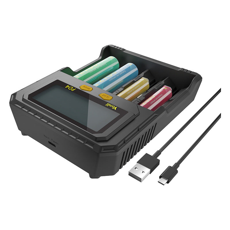 Smart Battery Charger 4 Slots