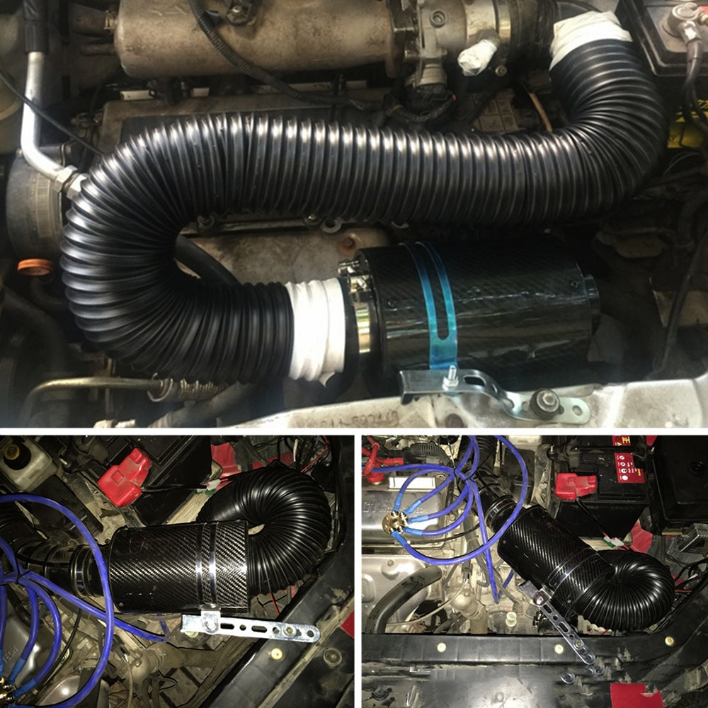 Universal Car Carbon Fibre Cold Air Filter